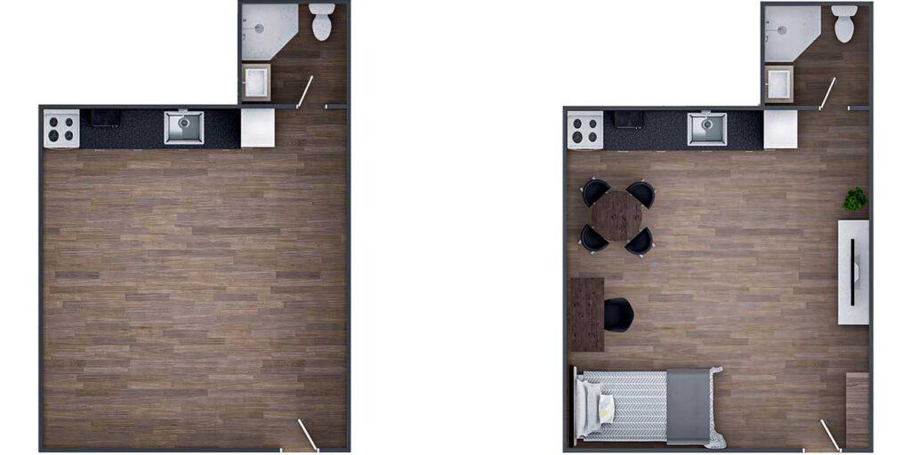 Small Efficiency floor plan